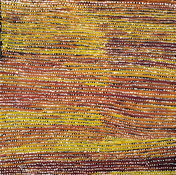 Willy Tjungurrayi | Kaakuratintja (Lake McDonald) A16321 - Mitchell Fine Art