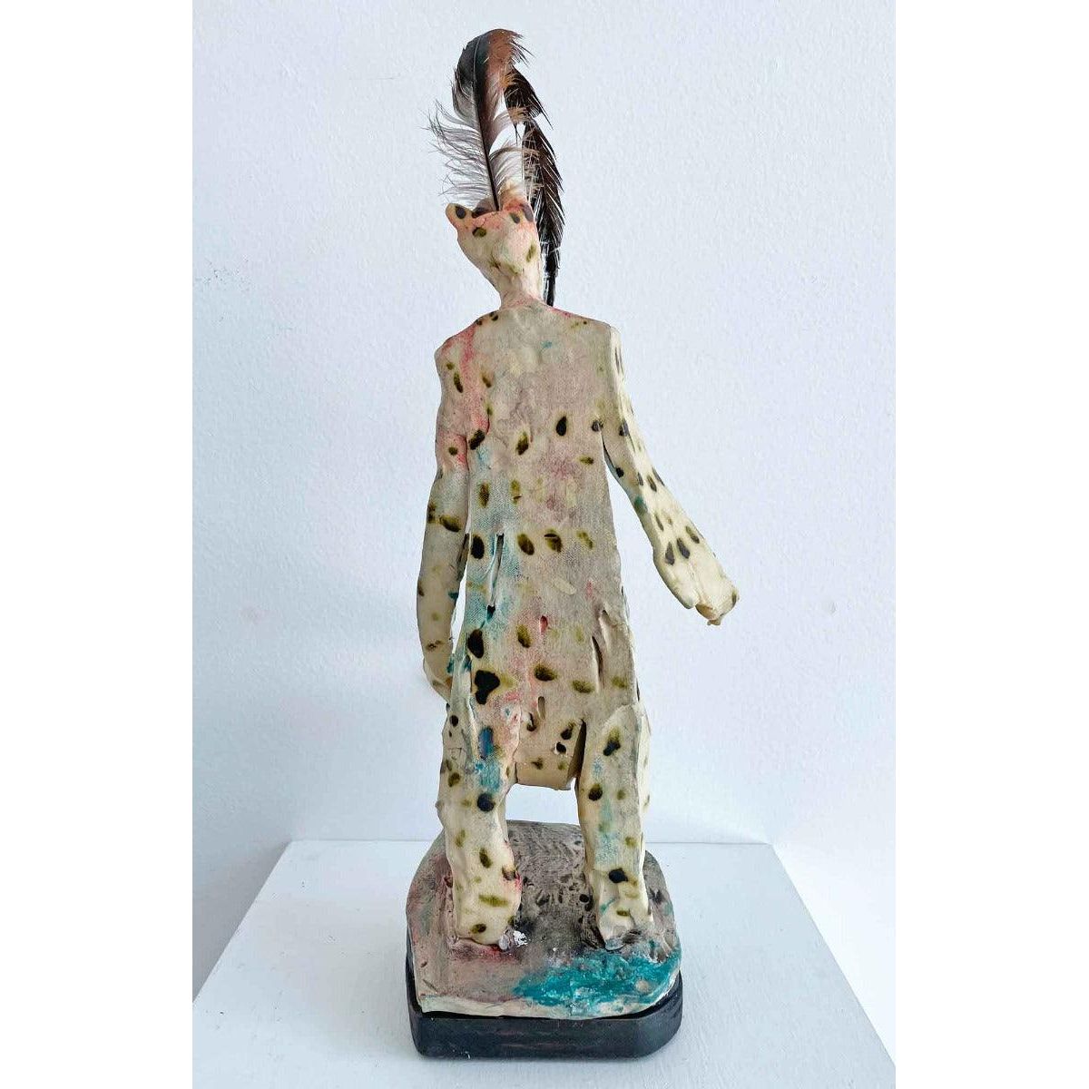 Carlos Barrios ceramic - Gato Man 47x13cm