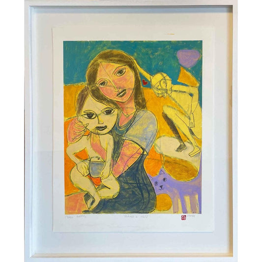 Carlos Barrios - Mother & Child I - Contemporary Artwork