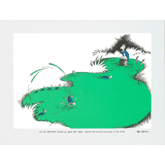 Dr Seuss Yertle the Turtle - Mitchell Fine Art