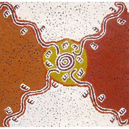 Paddy Stewart Tjapaltjarri | Possum Dreaming MK16926 - Mitchell Fine Art