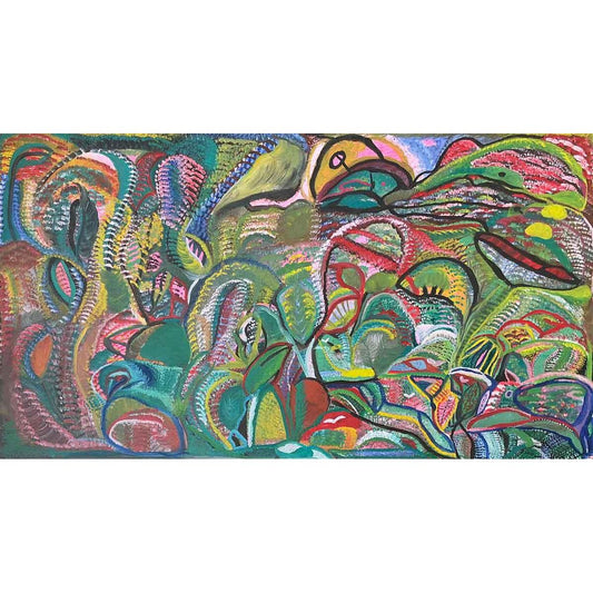 Gertie Huddleston artwork | Ngukurr Gardens A35788 66x128