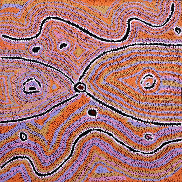 Aboriginal paintings Brisbane - Liddy Napanangka Walker art