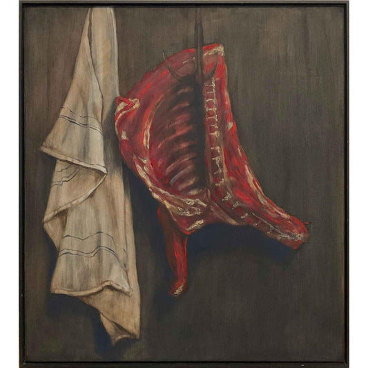 Mirra Whale | Hanging Goat and Cloth - Mitchell Fine Art