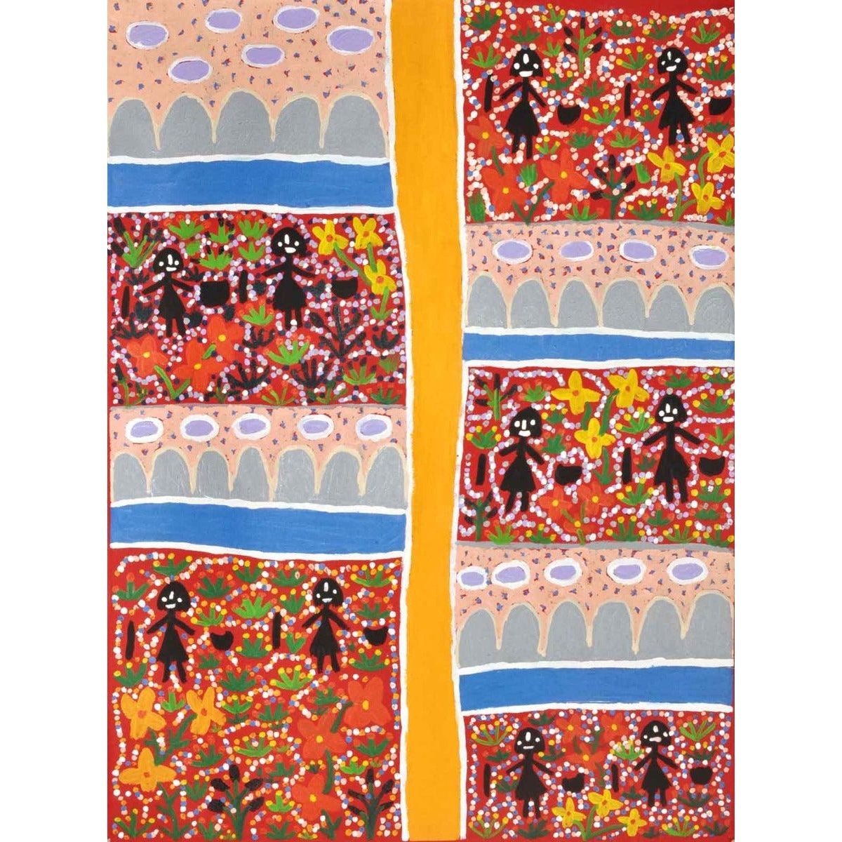 MOLLY JUGADAI NAPALTJARRI | SEVEN SISTERS A15898 90x120cm