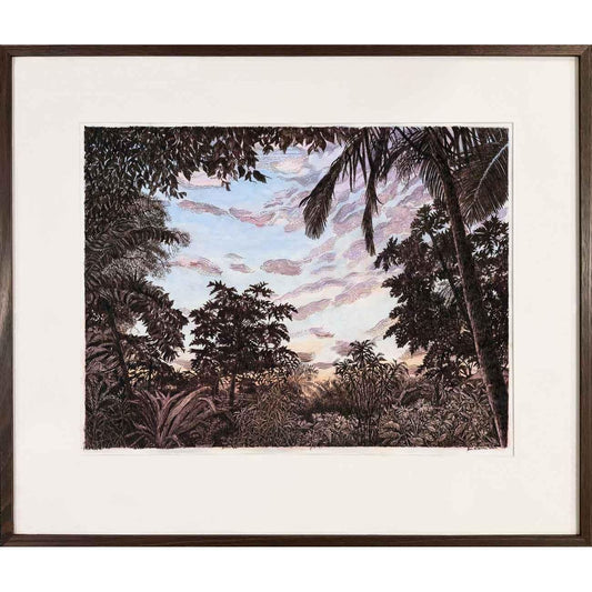 Ron McBurnie | Backyard Sunset - Mitchell Fine Art
