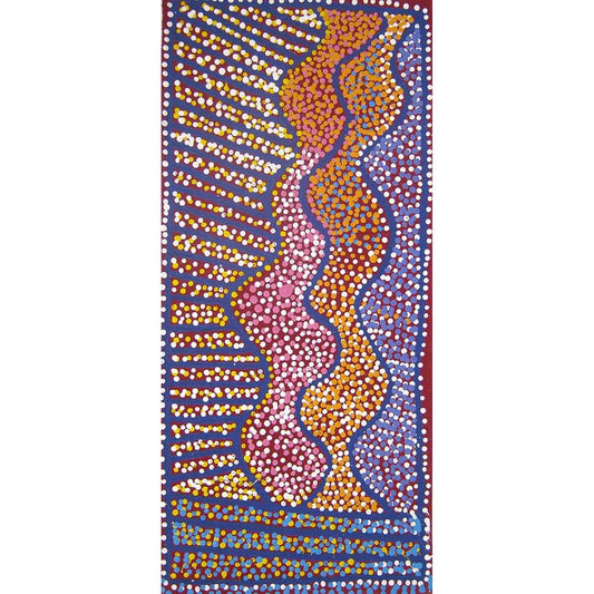 Shorty Jangala Robertson | Ngapa Tjukurrpa A16886 - Mitchell Fine Art - Brisbane