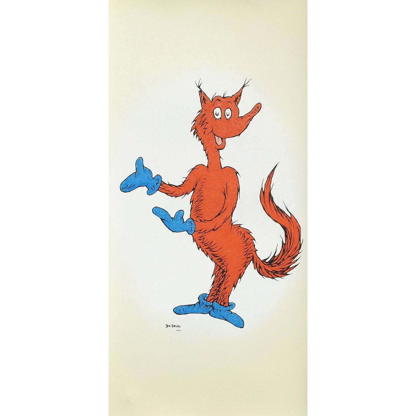 The Art of Dr Seuss -Fox in Socks 50th Anniversary - Mitchell Fine Art