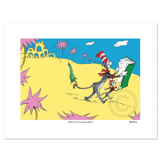 The Art of Dr Seuss - 'There's So, So Much to Read!'